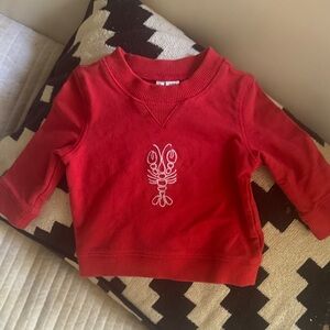 Janie and jack lobster sweatshirt